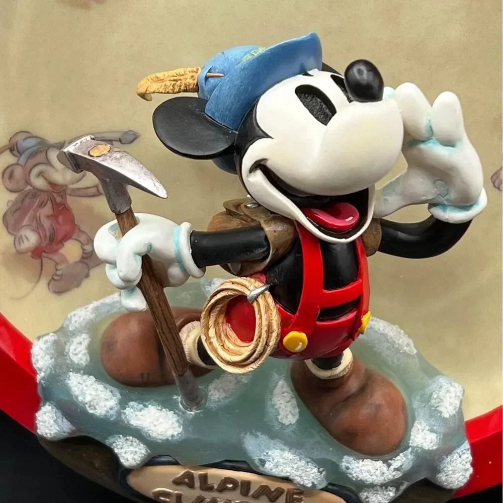Classic Disney Alpine Mickey 3D Plate Figure Climber